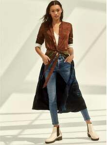 Anthropologie Cloth & Stone Perla Tie-Dye Maxi Shirtdress